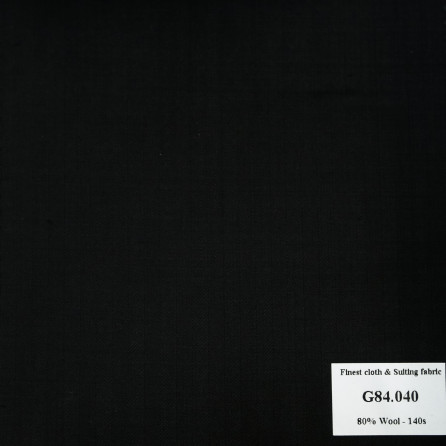 [Hết hàng] G84.040 Kevinlli V7 - Vải Suit 80% Wool - Đen sọc chìm